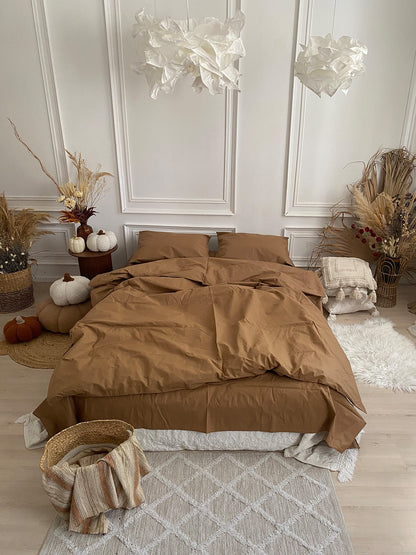 Комплект постільної білизни із бязі Beige