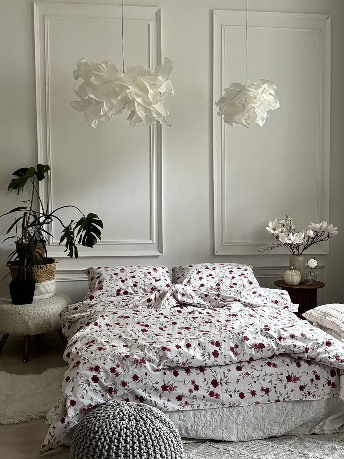 Комплект постільної білизни із бязі Red Flowers