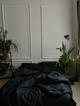 Комплект постільної білизни із преміум сатину Black