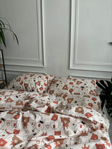 Комплект постільної білизни із бязі Ведмедики