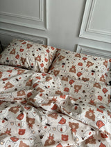 Комплект постільної білизни із бязі Ведмедики