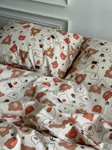 Комплект постільної білизни із бязі Ведмедики