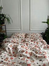 Комплект постільної білизни із бязі Ведмедики