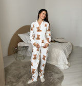 Піжама жіноча із фланелі Teddy