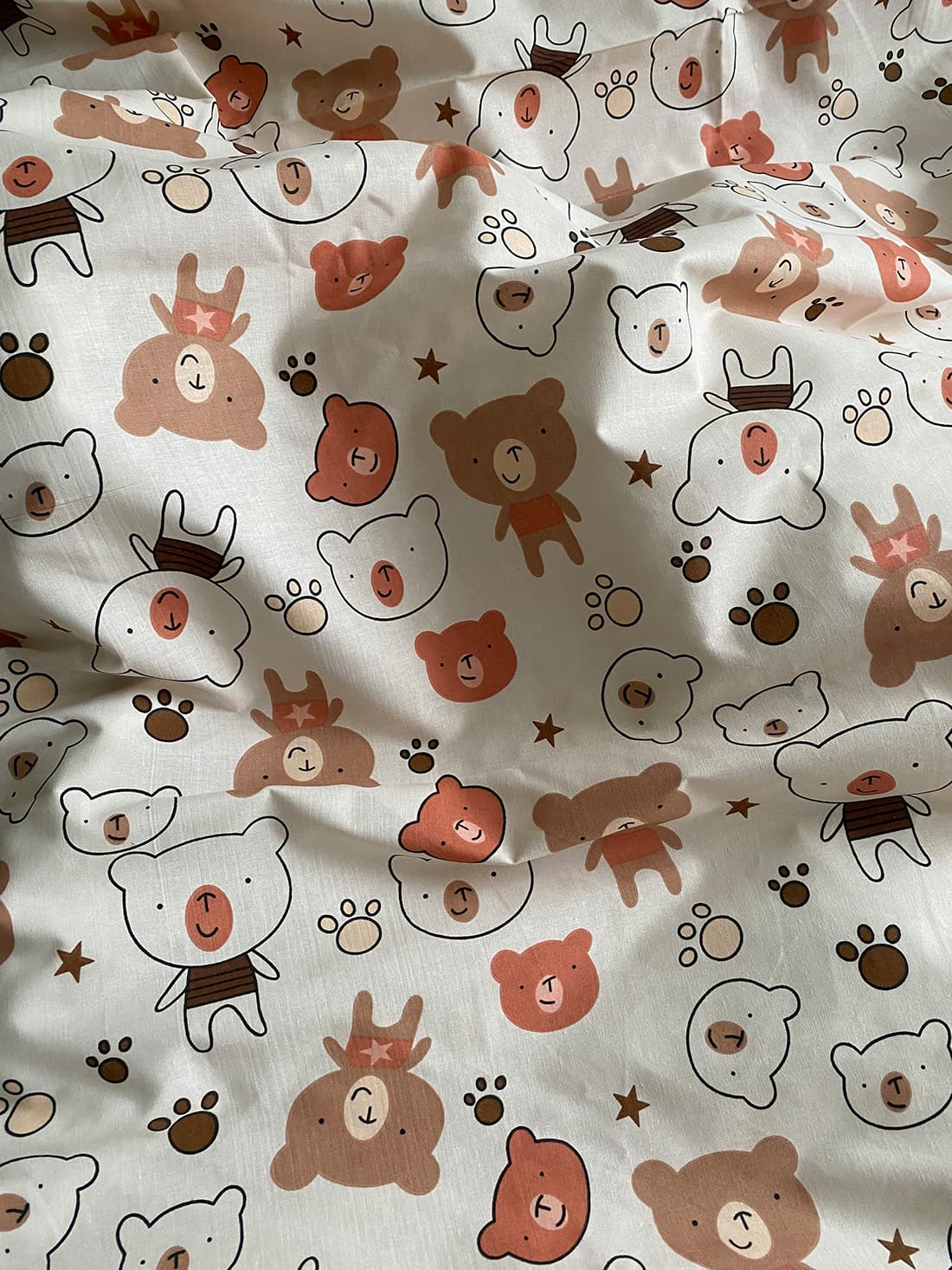 Комплект постільної білизни із бязі Ведмедики