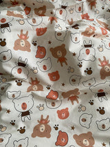 Комплект постільної білизни із бязі Ведмедики