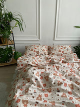 Комплект постільної білизни із бязі Ведмедики