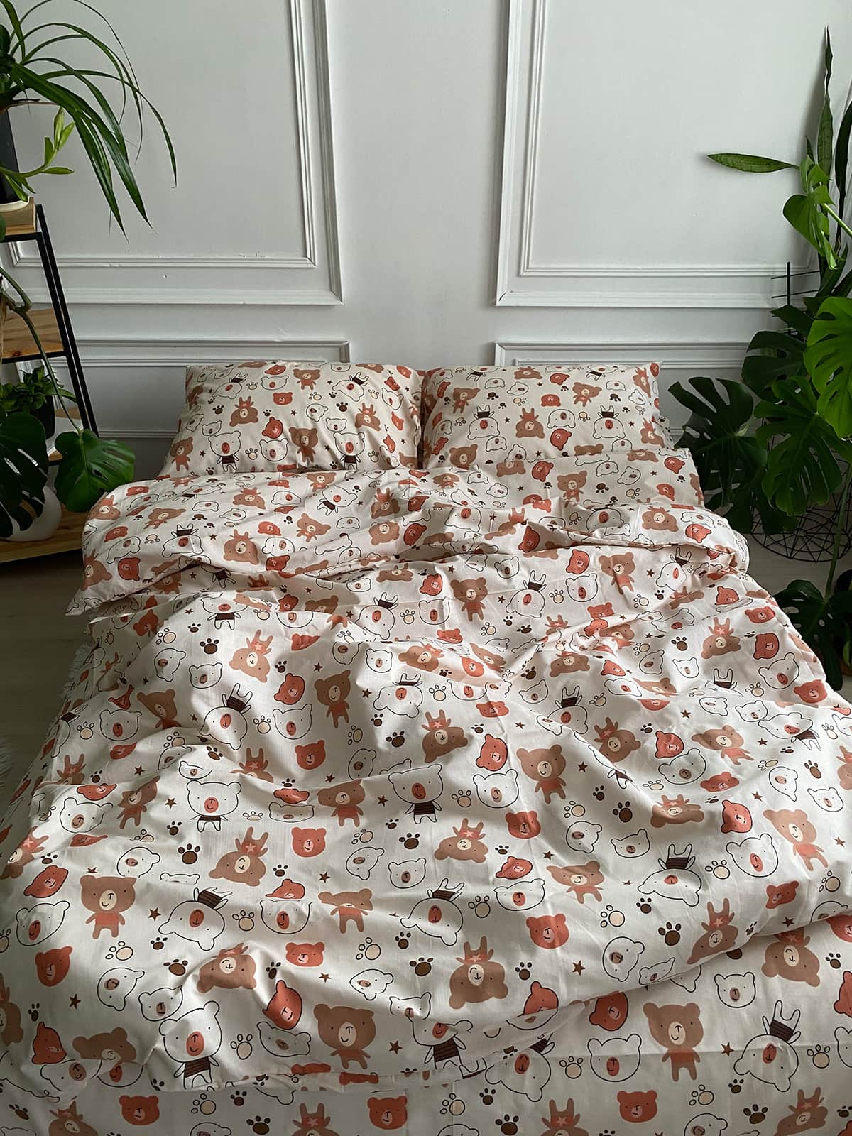 Комплект постільної білизни із бязі Ведмедики