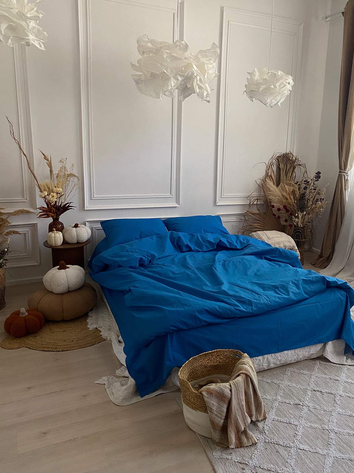 Комплект постільної білизни із бязі Blue