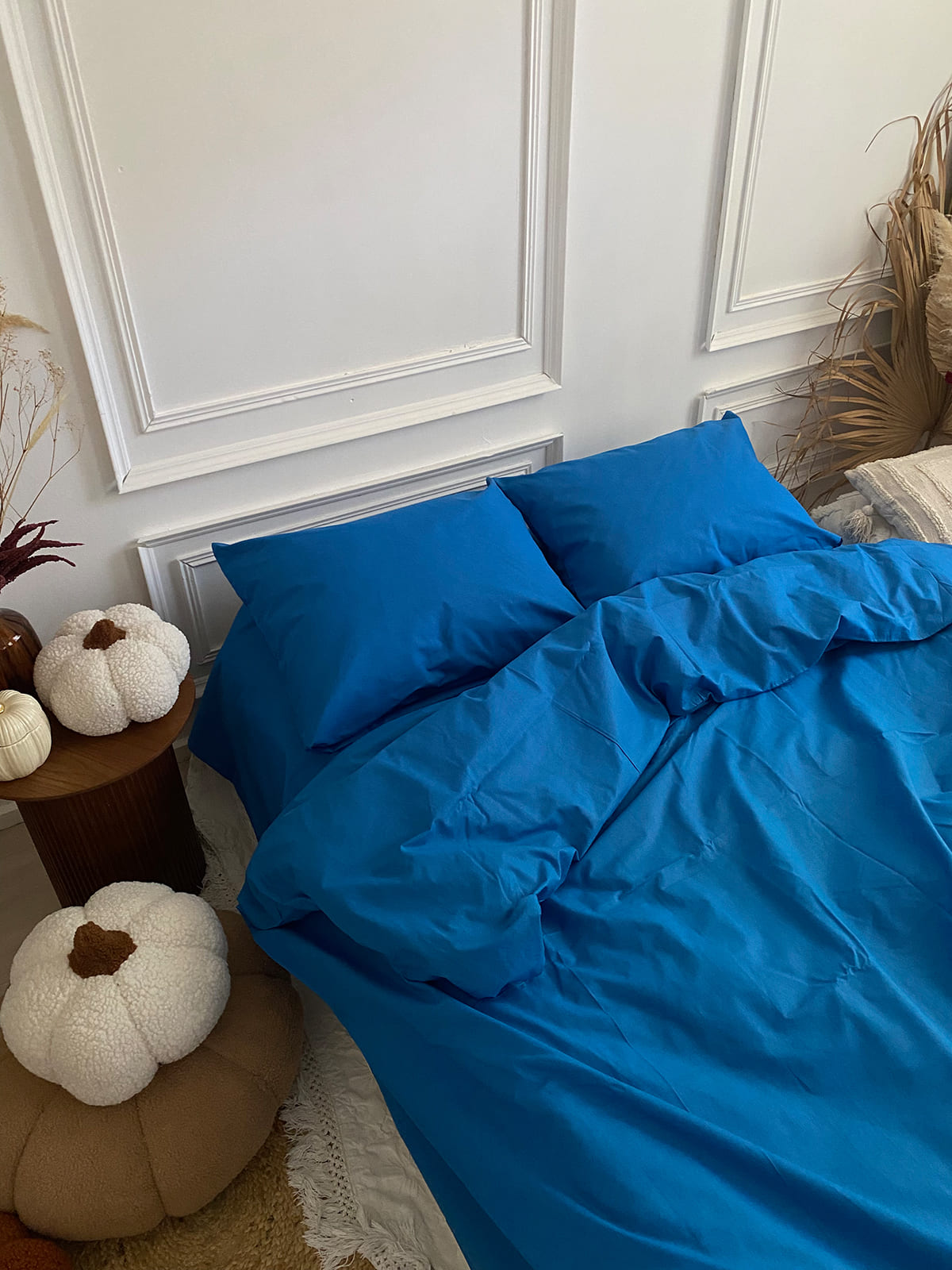Комплект постільної білизни із бязі Blue