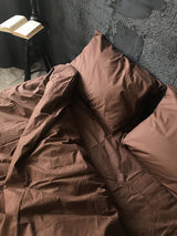 Комплект постільної білизни із ранфорсу Chocolate