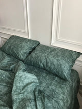 Комплект постільної білизни із ранфорсу Smaragd Marble