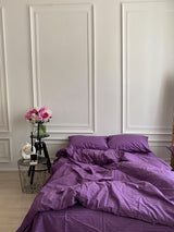 Комплект постільної білизни зі страйп сатину Amethyst