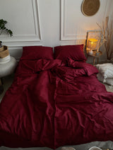 Комплект постільної білизни зі страйп сатину Amore