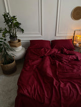 Комплект постільної білизни зі страйп сатину Amore