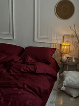 Комплект постільної білизни зі страйп сатину Amore