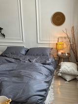 Комплект постільної білизни із преміум сатину Gray