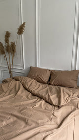 Комплект постільної білизни із бязі Beige