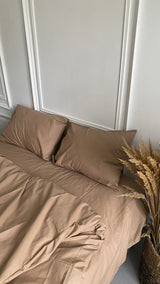 Комплект постільної білизни із бязі Beige
