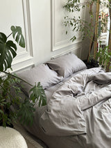 Комплект постільної білизни із преміум сатину Silver