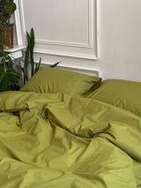 Комплект постільної білизни із ранфорсу Pistachio