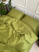 Комплект постільної білизни із ранфорсу Pistachio