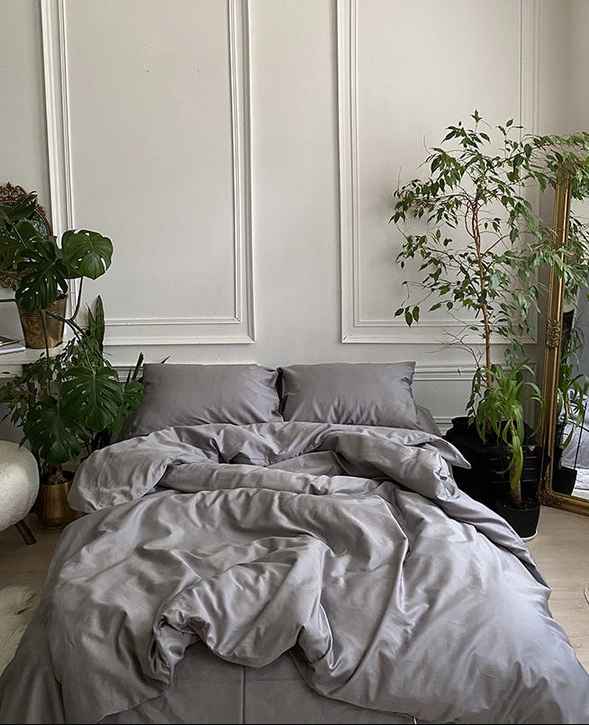 Комплект постільної білизни із преміум сатину Silver