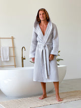 Чоловічий халат з грецької вафельки Ares