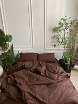 Комплект постільної білизни із бязі Chocolate