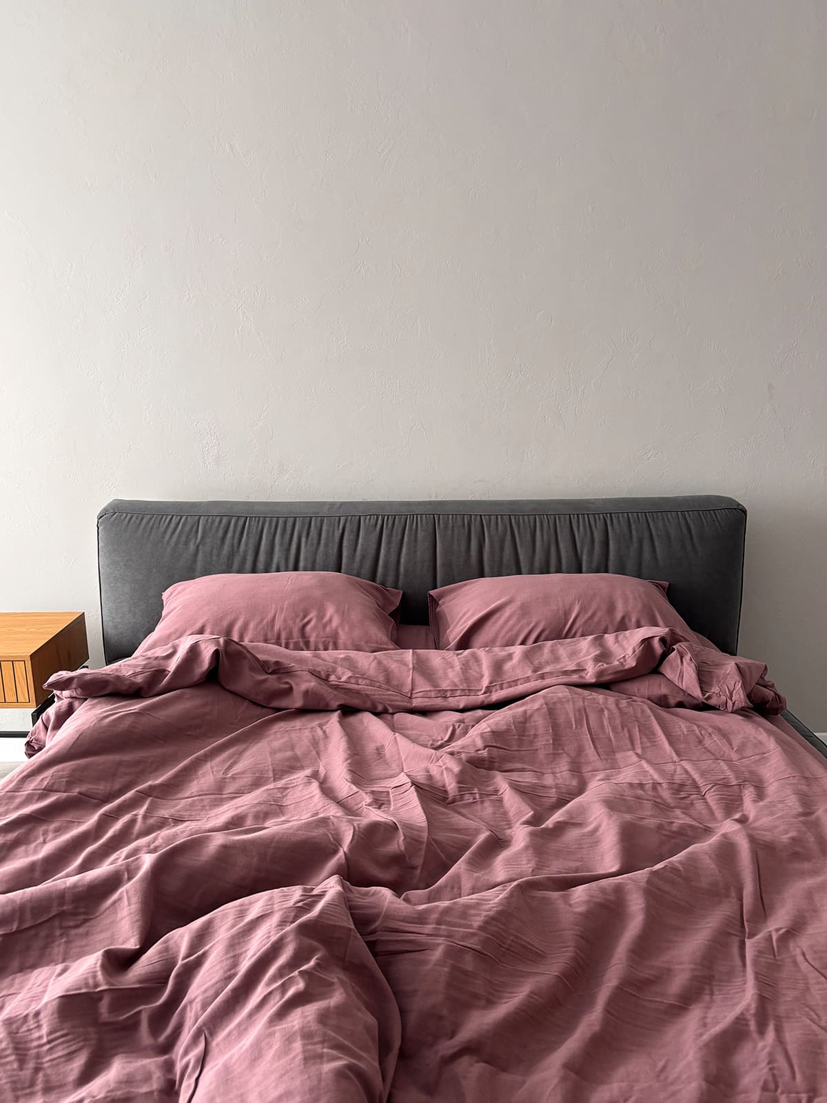 Комплект постільної білизни із вареної бавовни Rose