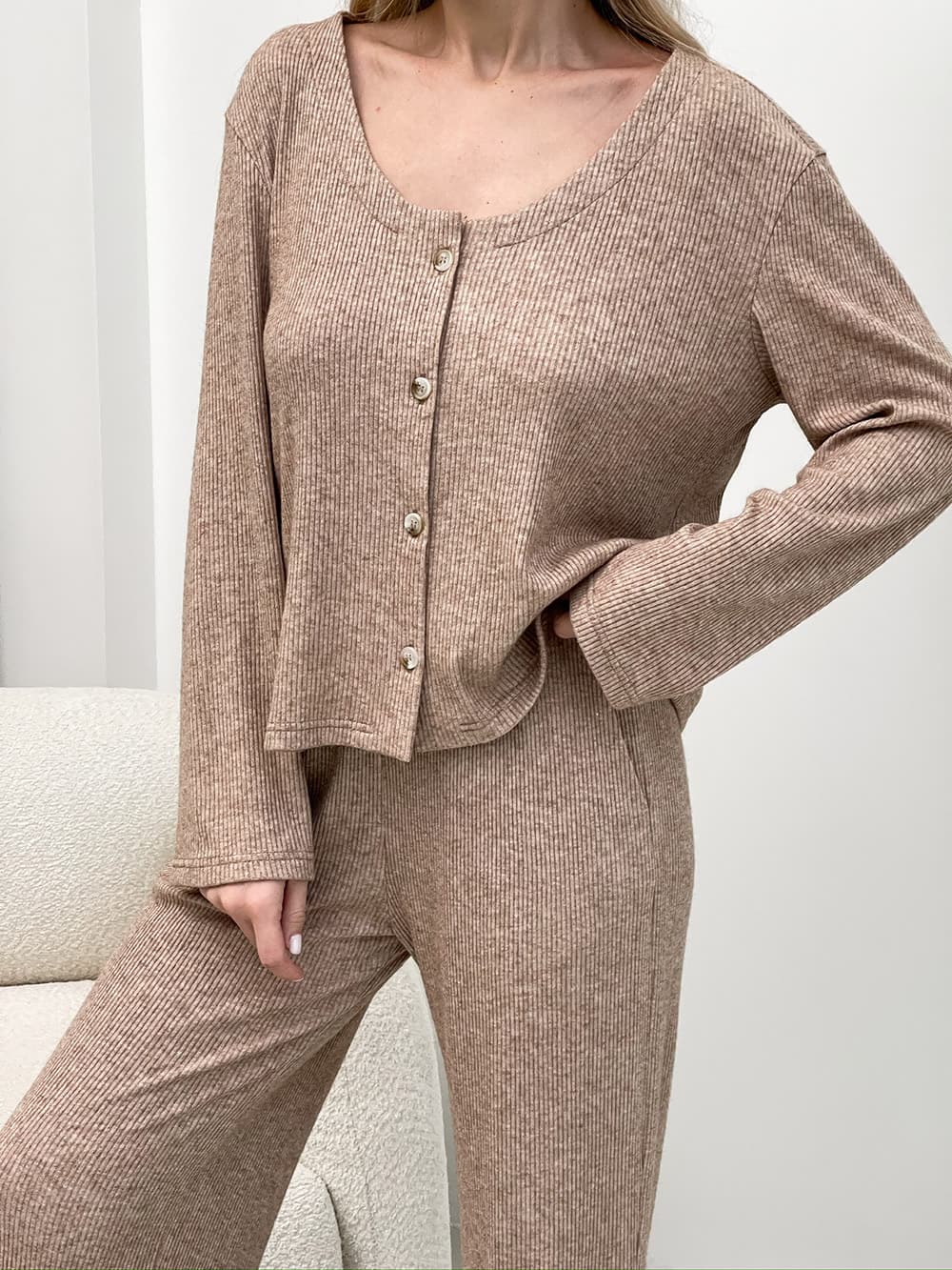 Піжама жіноча в рубчик Rubi