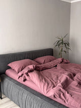 Комплект постільної білизни із вареної бавовни Rose