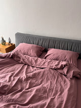 Комплект постільної білизни із вареної бавовни Rose