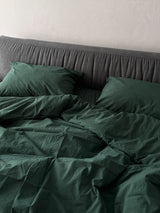 Комплект постільної білизни із вареної бавовни Emerald