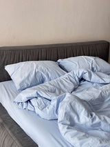 Комплект постільної білизни із вареної бавовни Blue