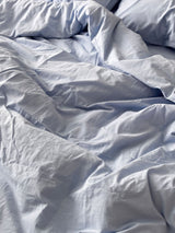 Комплект постільної білизни із вареної бавовни Blue