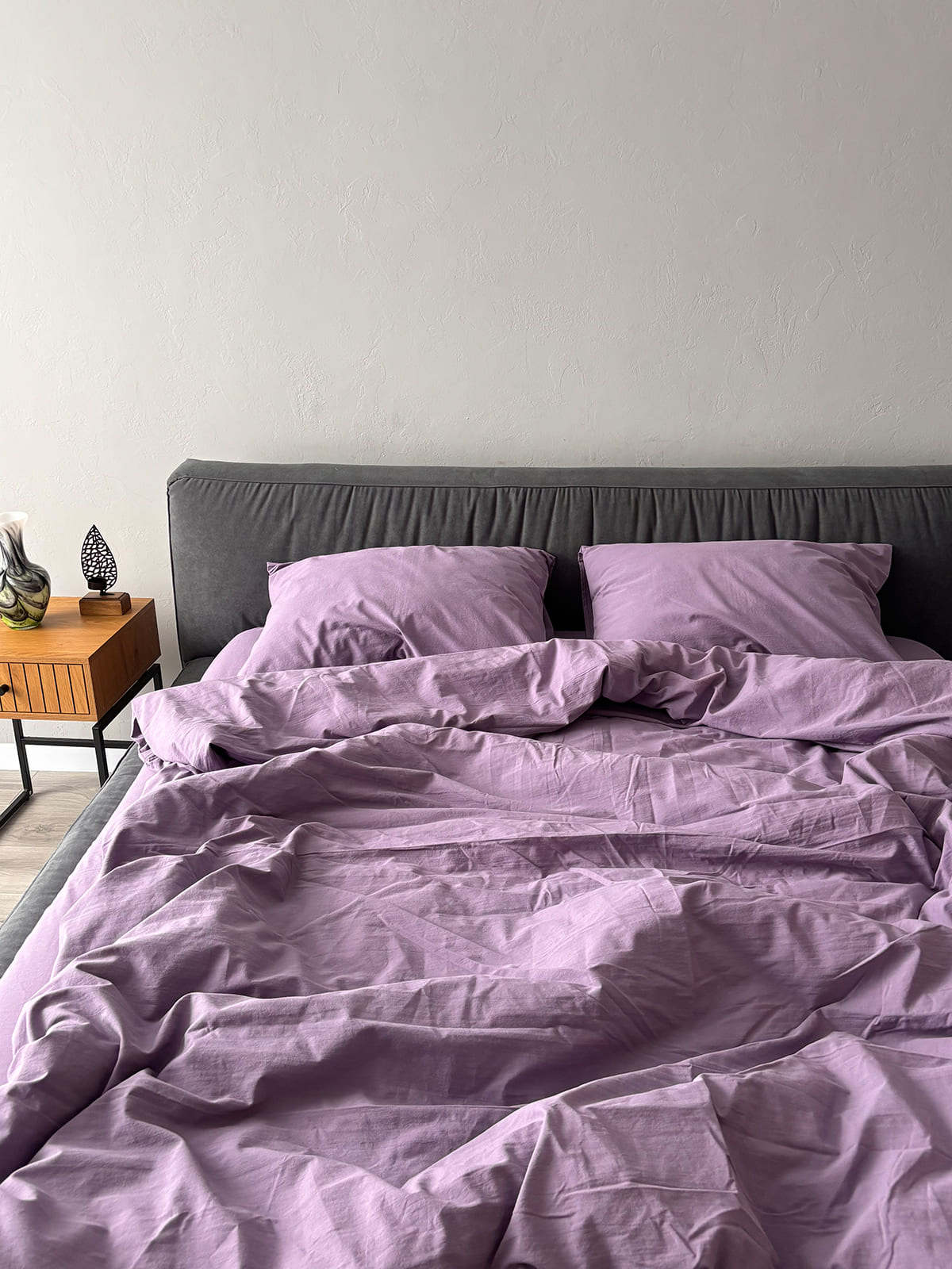 Комплект постільної білизни із вареної бавовни Lavender