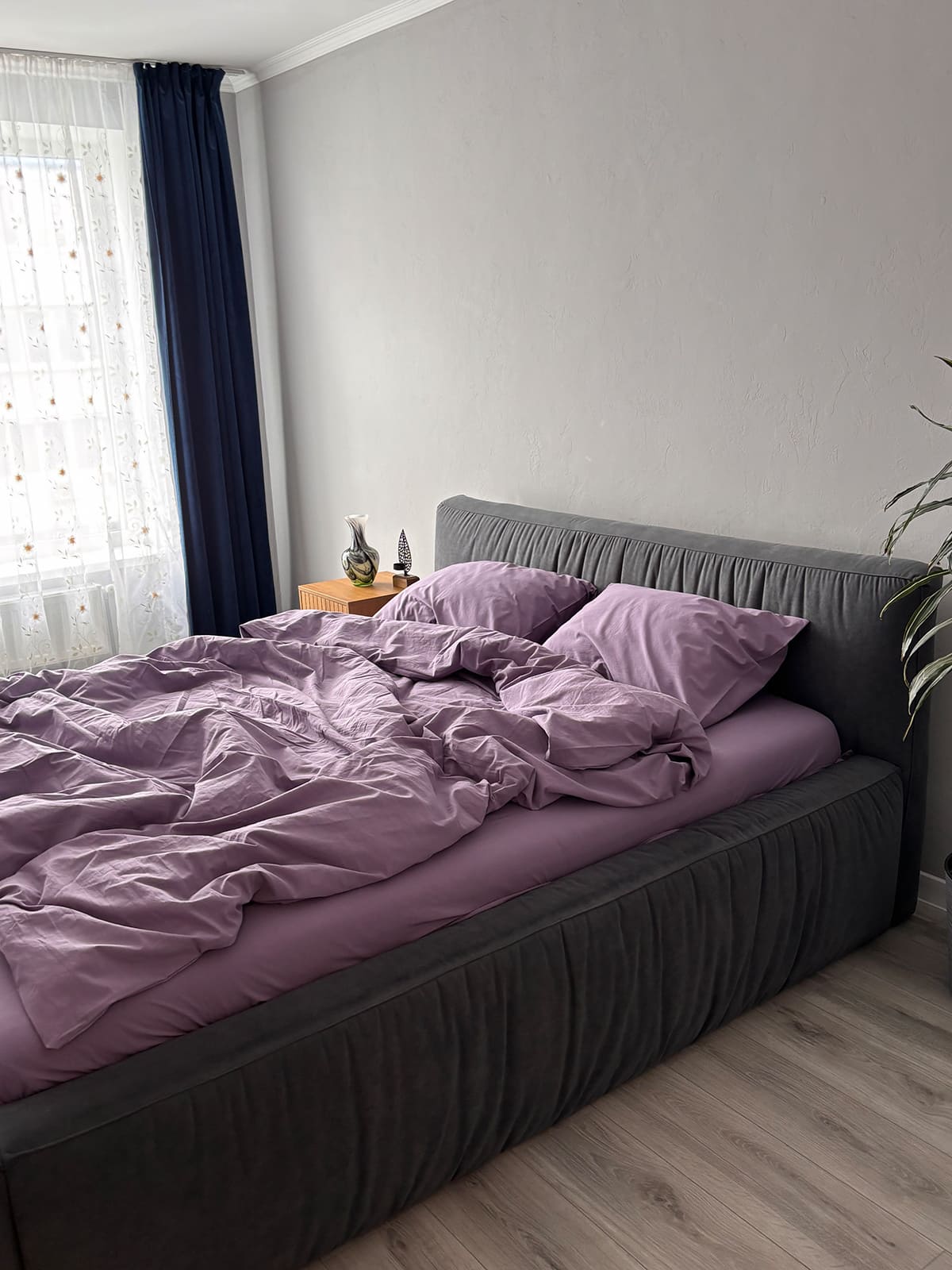 Комплект постільної білизни із вареної бавовни Lavender