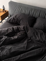 Комплект постільної білизни із вареної бавовни Graphite