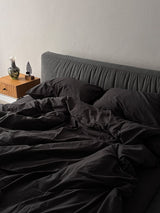 Комплект постільної білизни із вареної бавовни Graphite
