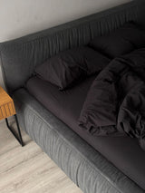 Комплект постільної білизни із вареної бавовни Graphite