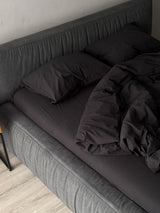 Комплект постільної білизни із вареної бавовни Graphite