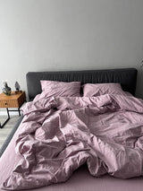 Комплект постільної білизни із вареної бавовни Lilac