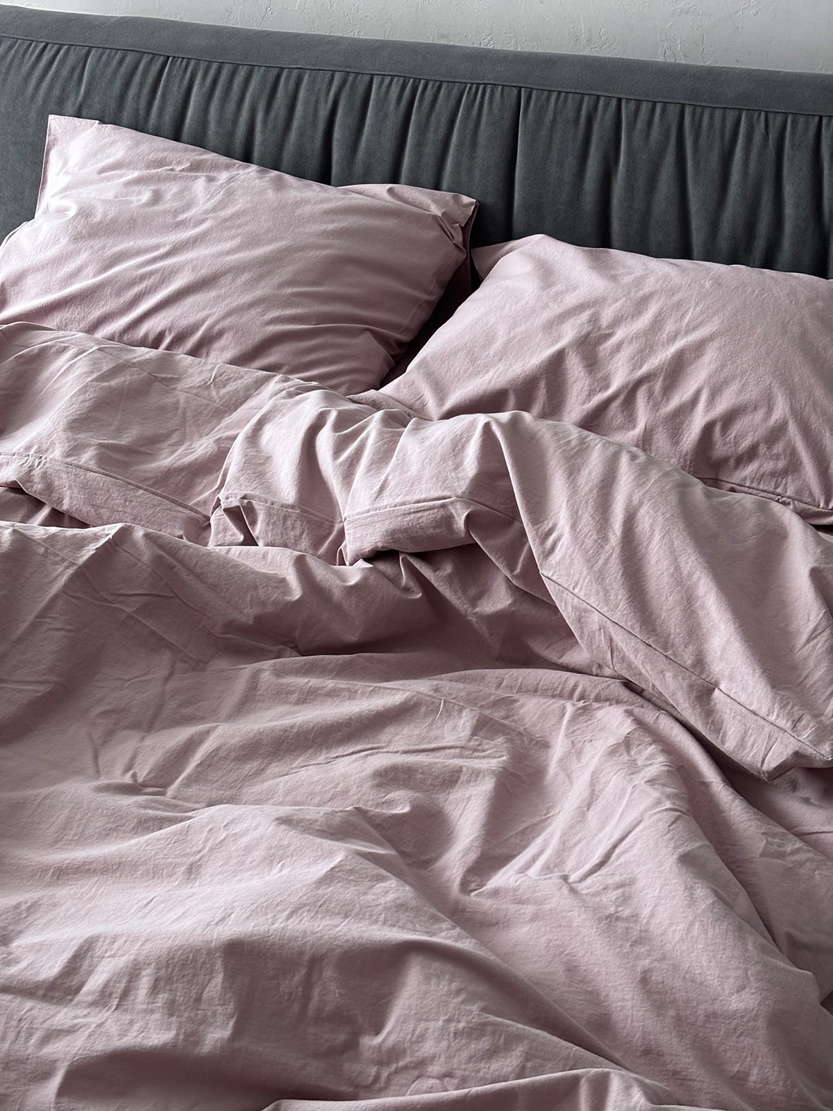 Комплект постільної білизни із вареної бавовни Lilac