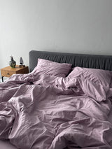 Комплект постільної білизни із вареної бавовни Lilac