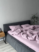 Комплект постільної білизни із вареної бавовни Lilac