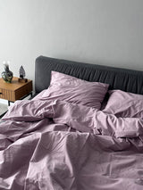 Комплект постільної білизни із вареної бавовни Lilac