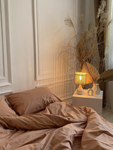 Комплект постільної білизни із ранфорсу Beige