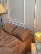 Комплект постільної білизни із ранфорсу Beige