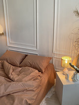 Комплект постільної білизни із ранфорсу Beige